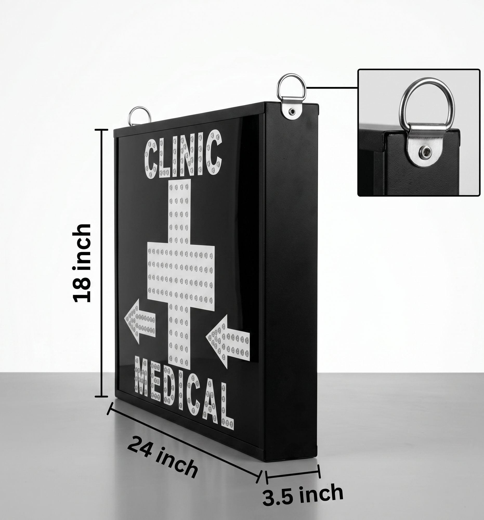 Clinic Medical LED Sign Board Product Overview