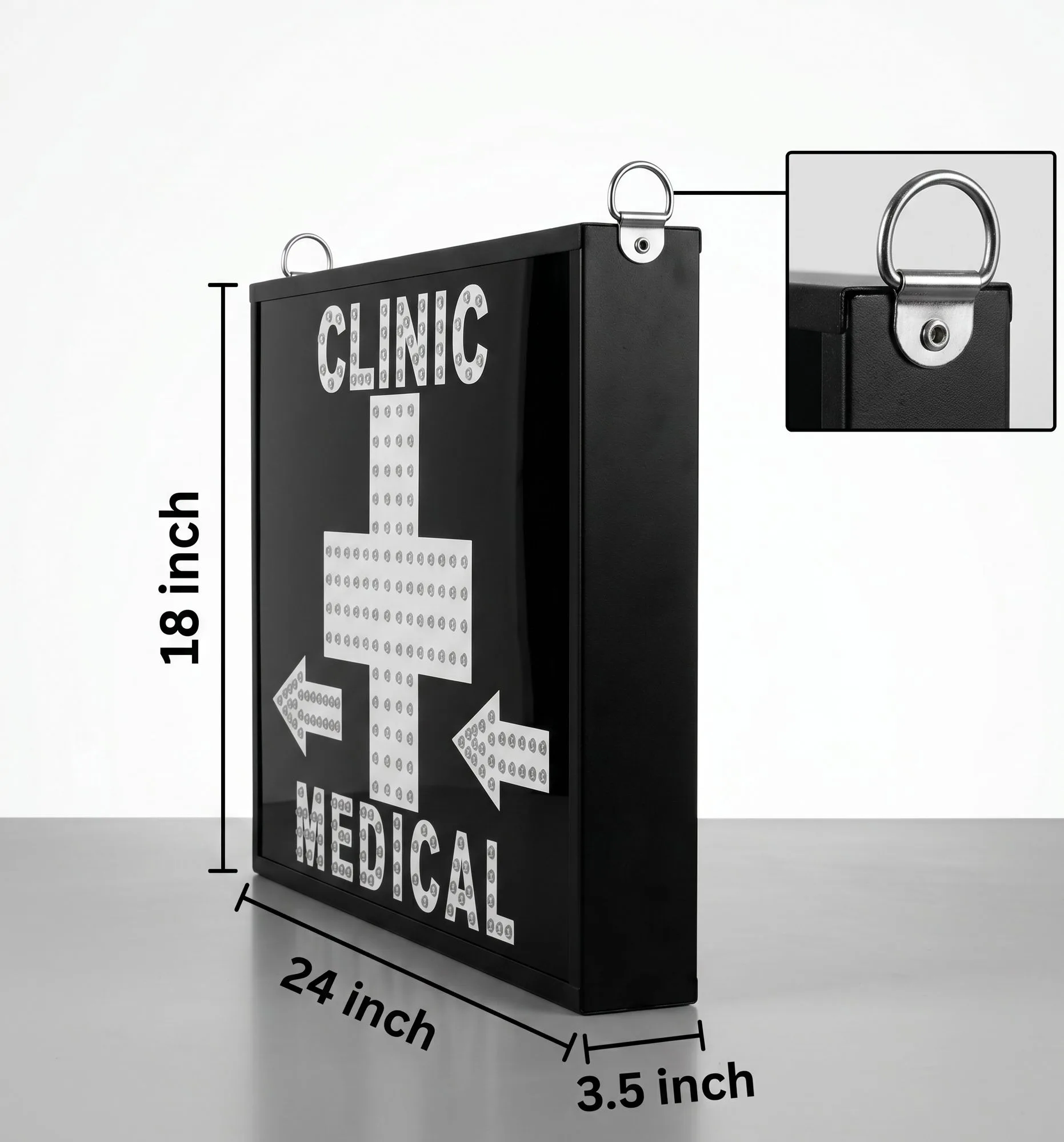Clinic Medical LED Sign Board Product Overview