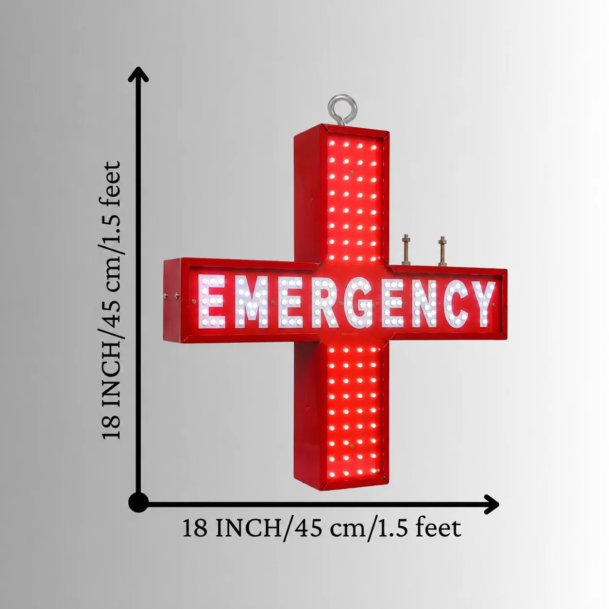Emergency LED Sign Board Size