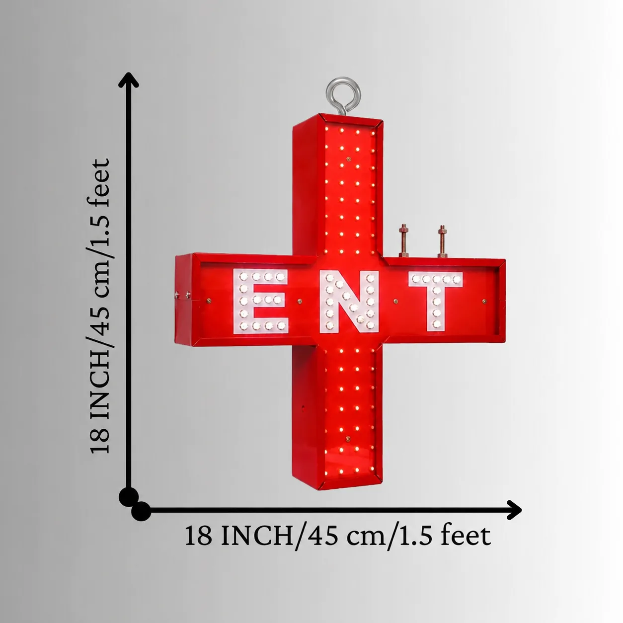 ENT LED Sign Board Size