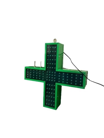 Medical and Pharmacy LED Sign Board Green 18x18