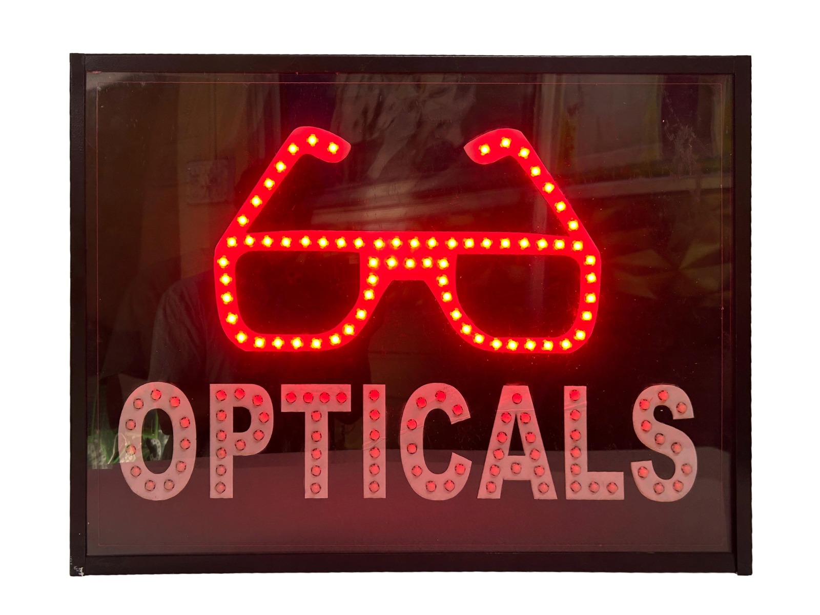 Opticals LED Sign Board Red Lit