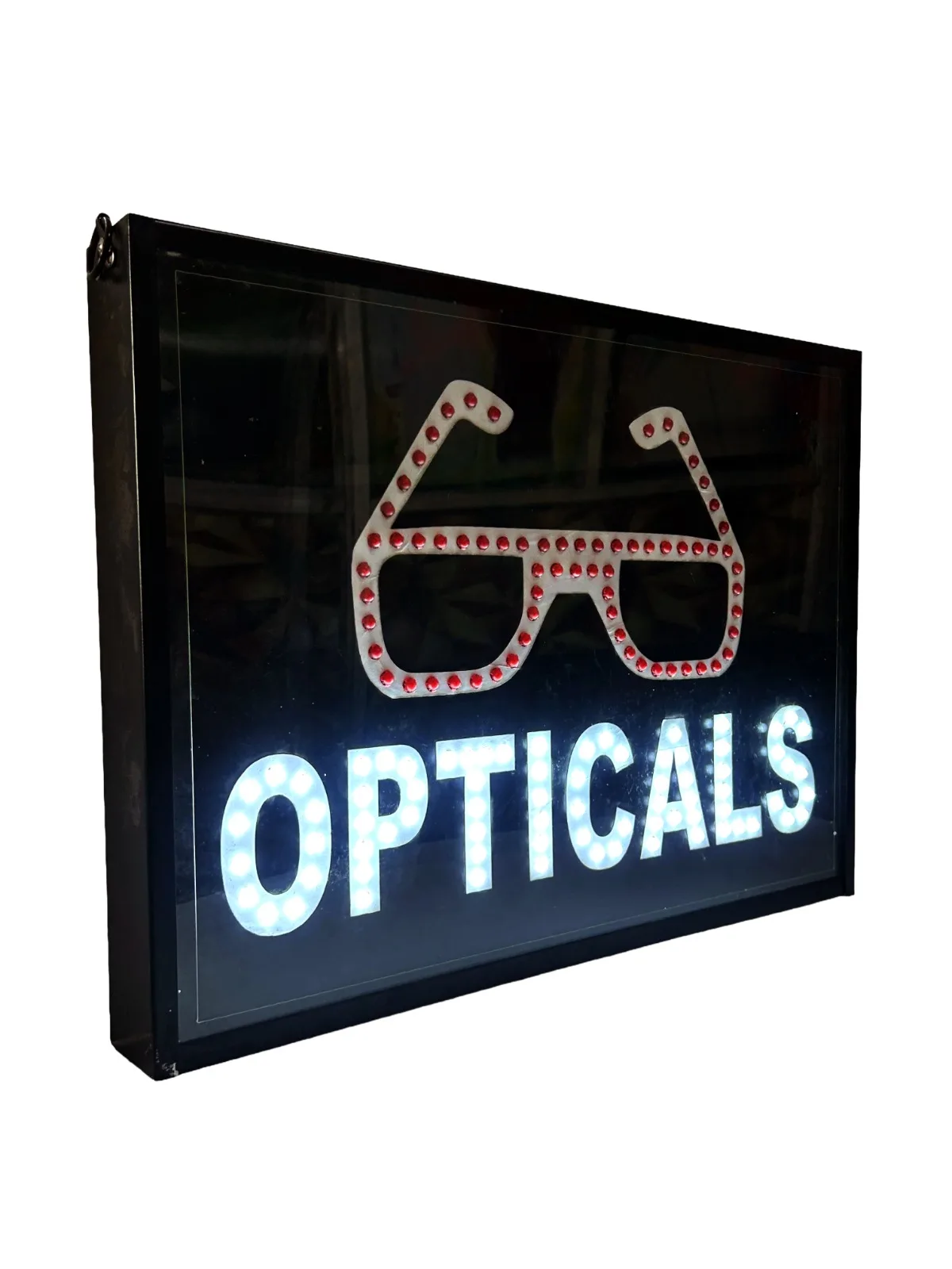 Opticals LED Sign Board Red White 24x18
