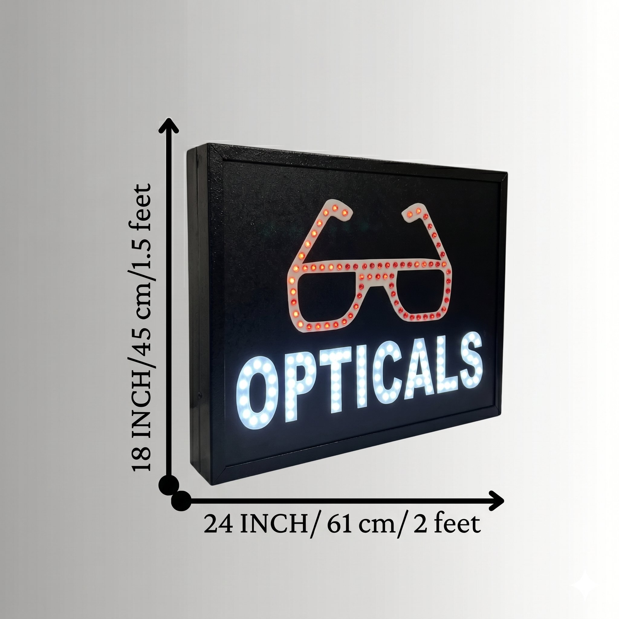 Opticals LED Sign Board Size 24x18