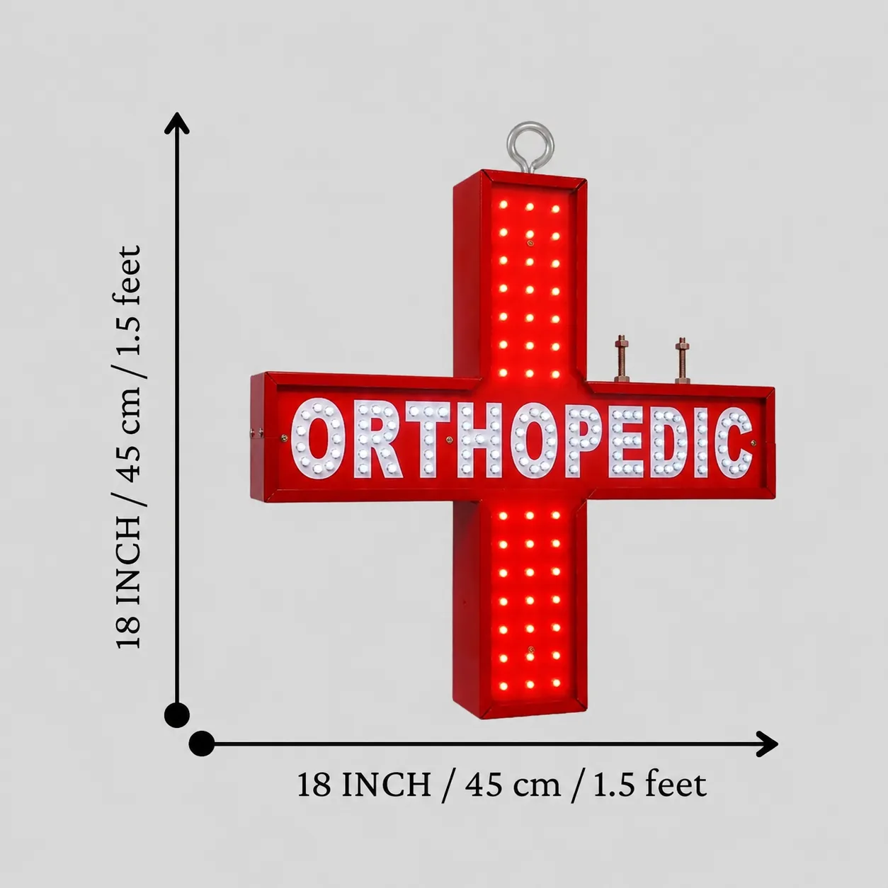 Orthopedic LED Sign Board Size
