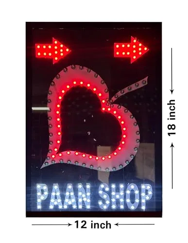 PAN Shop LED Sign Board 18x12 image 5
