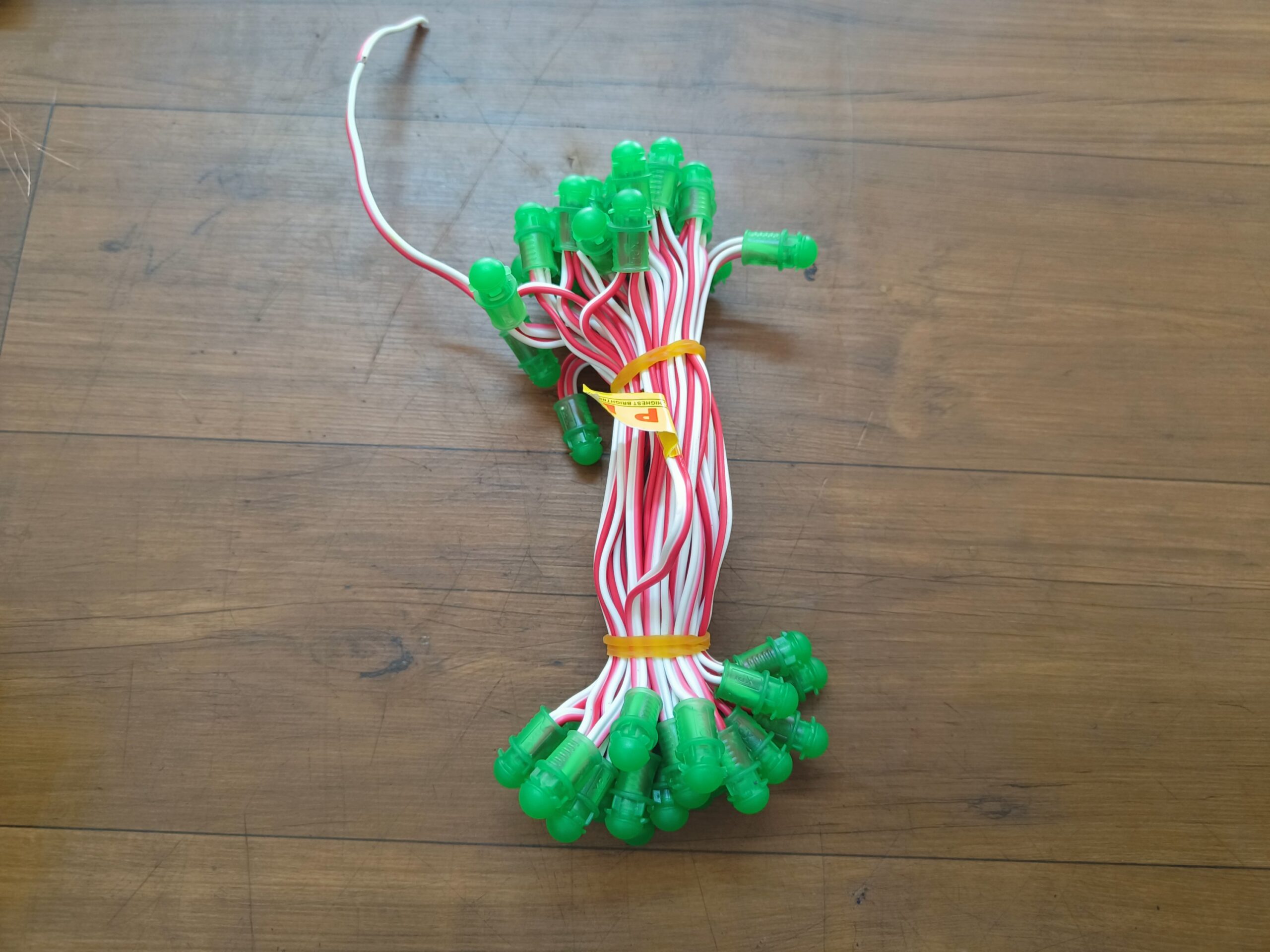 Green 5 Inch 12V pixel LED string