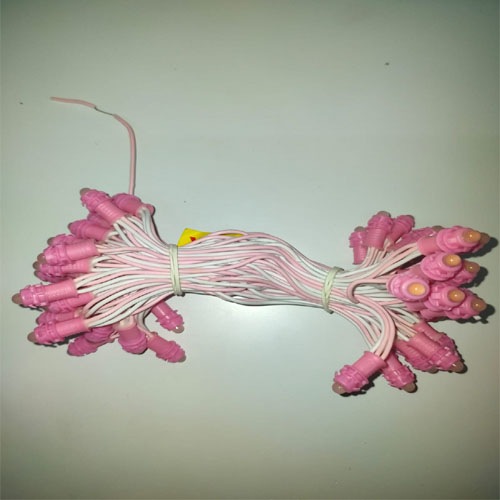Pink White 5 Inch 12V pixel LED string