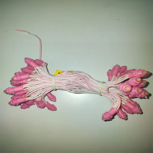 Pink White 5 Inch 12V pixel LED string