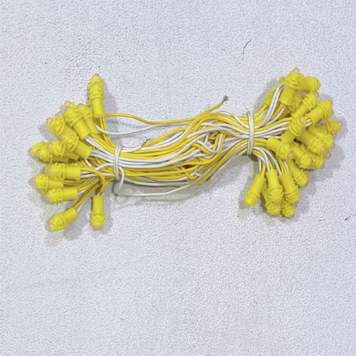Yellow 7 Inch 12V pixel LED string