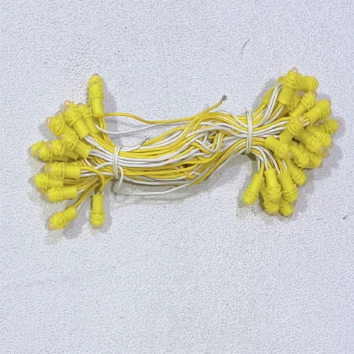 Yellow 7 Inch 12V pixel LED string